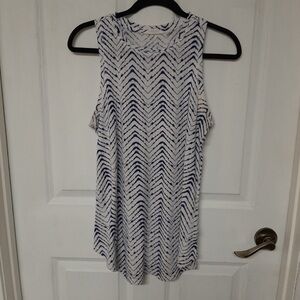 Athleta Breezy Tank Top
Blue and White Chevron size M
